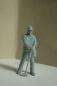 Preview: Figur Bauarbeiter mit Abbruchhammer - unbemalt