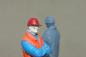 Preview: Figurine of a skilled worker wearing glasses – painted