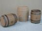 Preview: Modell Holzfass / Bierfass dunkelbraun