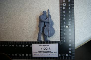 Figur Kontrabassspieler - unbemalt