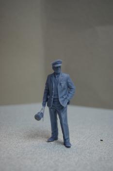 Figur Bahnhofsvorsteher - unbemalt