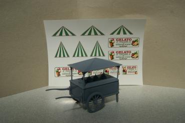 Preview: Figur Eiswagen - unbemalt