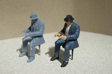 Figur Pianist - unbemalt