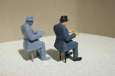 Preview: Figur Pianist - unbemalt