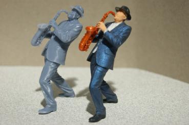 Saxophonspieler - unbemalt