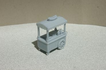 Preview: Figure Hotdog Wagen - unbemalt - 1 : 32