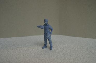 Figur Hotdog Verkäufer - unbemalt - 1 : 32