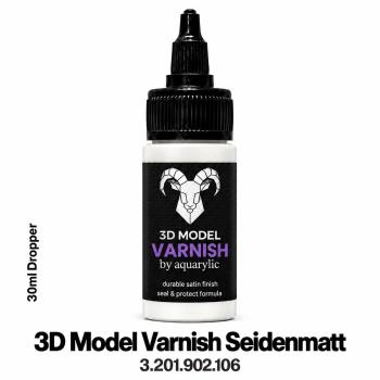 3D MODEL VARNISH SEIDENMATT by AQUARYLIC