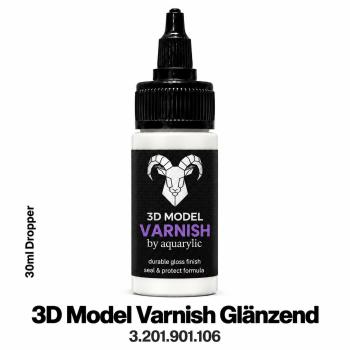 3D MODEL VARNISH GLÄNZEND by AQUARYLIC
