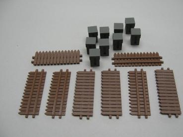 Lattenzaun mit Ständerwerk, 1 m, 1:22.5