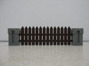 Lattenzaun mit Ständerwerk, 1 m, 1:32
