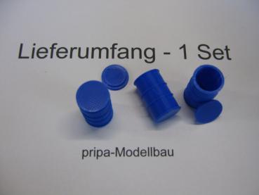 Fässer, 3er Set  1:32