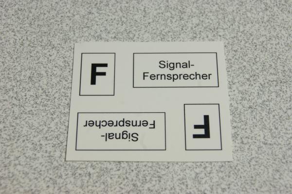 beiliegende Decals