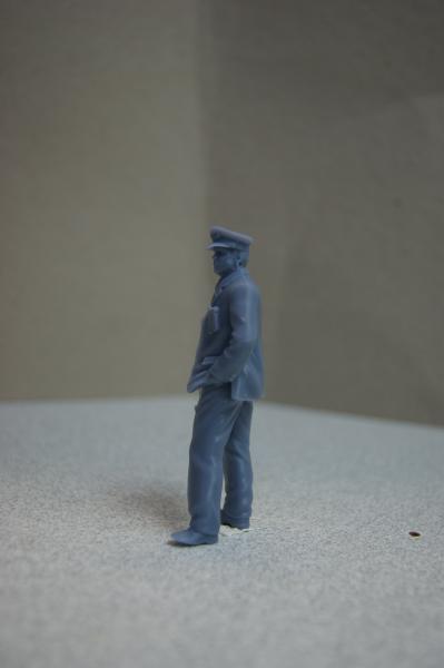 Figur Bahnhofsvorsteher - unbemalt