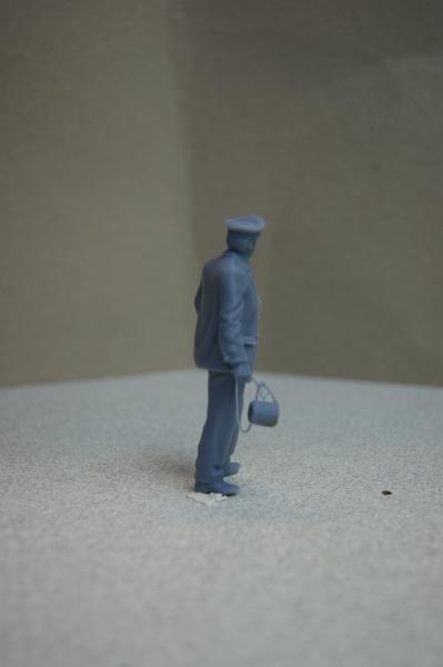 Figur Bahnhofsvorsteher - unbemalt