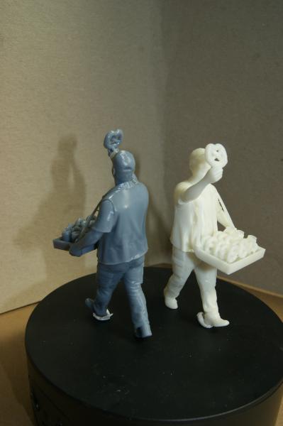 Figur Brezelverkäufer - unbemalt