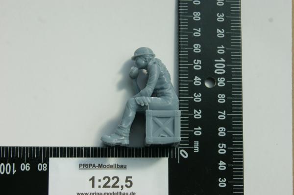 Figur Bauarbeiterin - unbemalt - Kopie