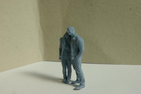 Figur Pärchen - unbemalt