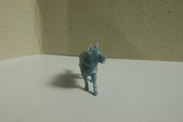 Police dog figurine – unpainted