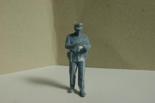 Figur Polizist kontrolle - unbemalt