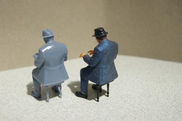 Figur Pianist - unbemalt
