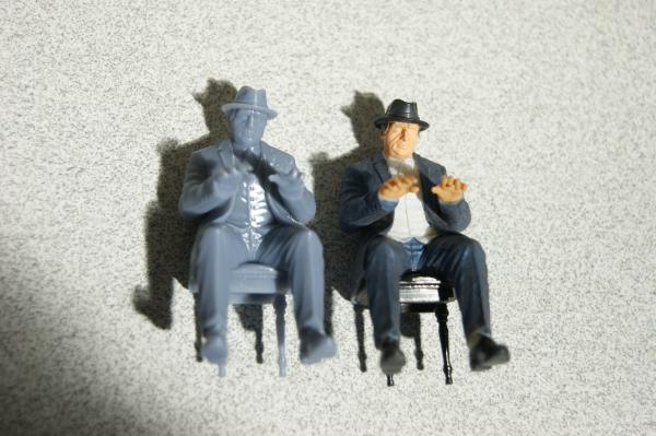 Figur Pianist - unbemalt