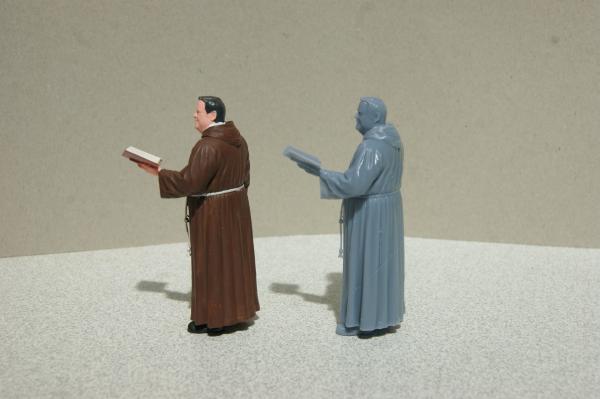 Figur Bruder Johann - bemalt - 1 : 22,5