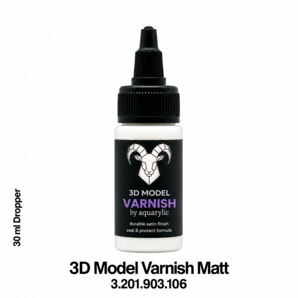 3D MODEL VARNISH MATT by AQUARYLIC