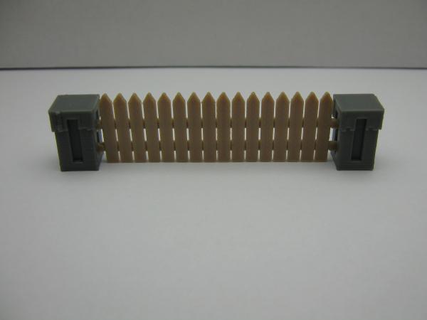 Lattenzaun mit Ständerwerk, 1 m, 1:45